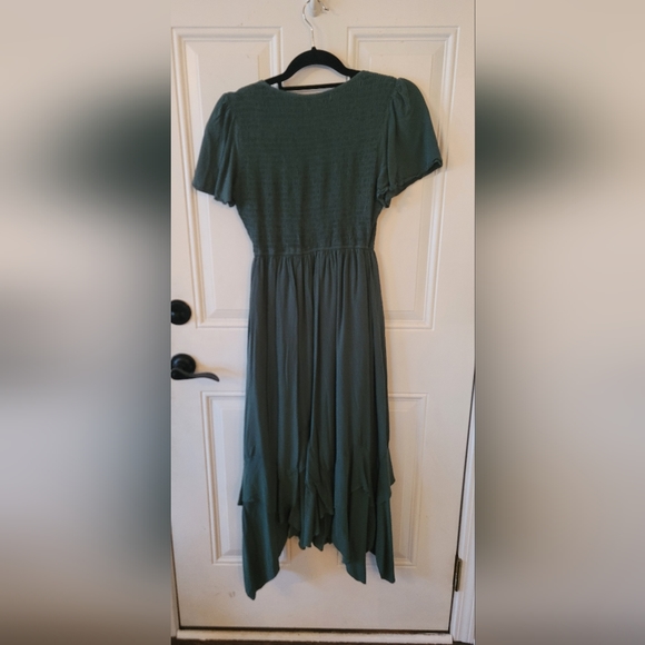 Boutique dark green dress small - Picture 3 of 4